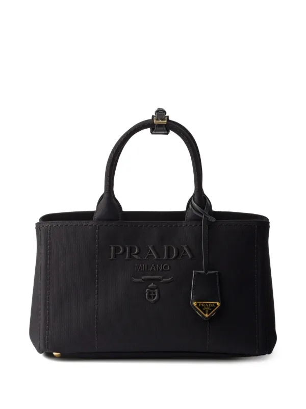 Prada Bolsa Tote Jardinière Grande | Preto | FARFETCH BR