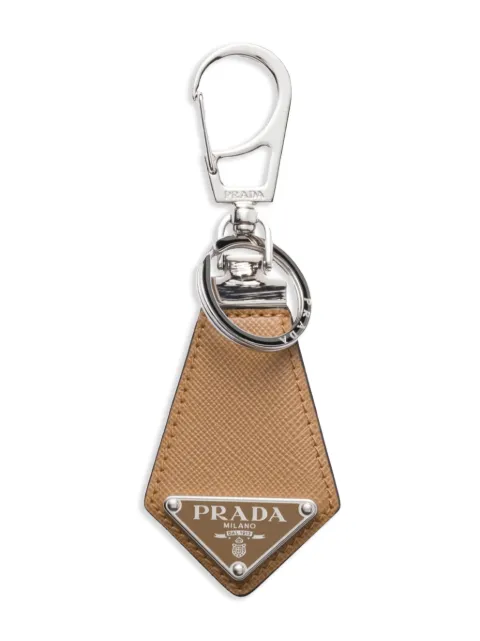 Prada Saffiano-leather keyring