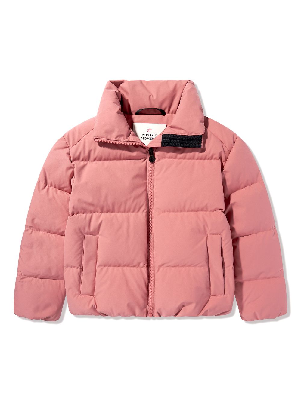 Perfect Moment Kids logo-embroidered padded jacket - Pink