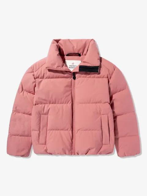 Perfect Moment Kids logo-embroidered padded jacket