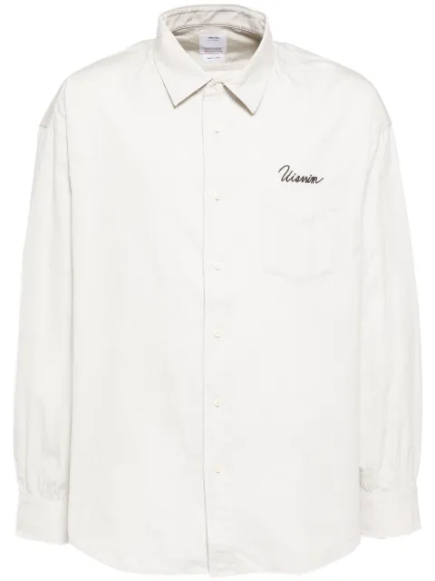 visvim embroidered shirt