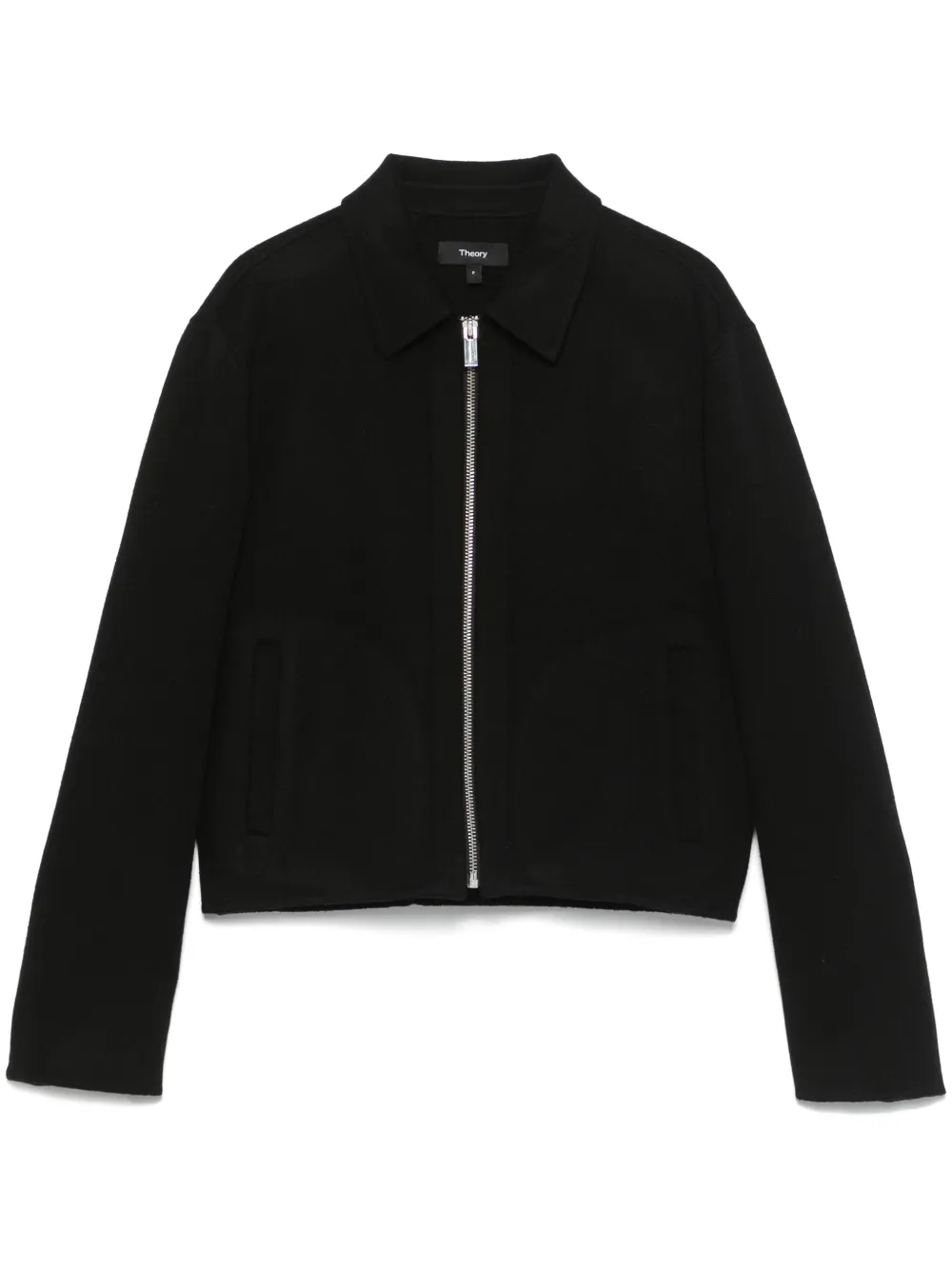 Theory cropped jacket – Black