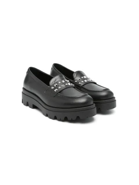 TWINSET Kids leather loafers