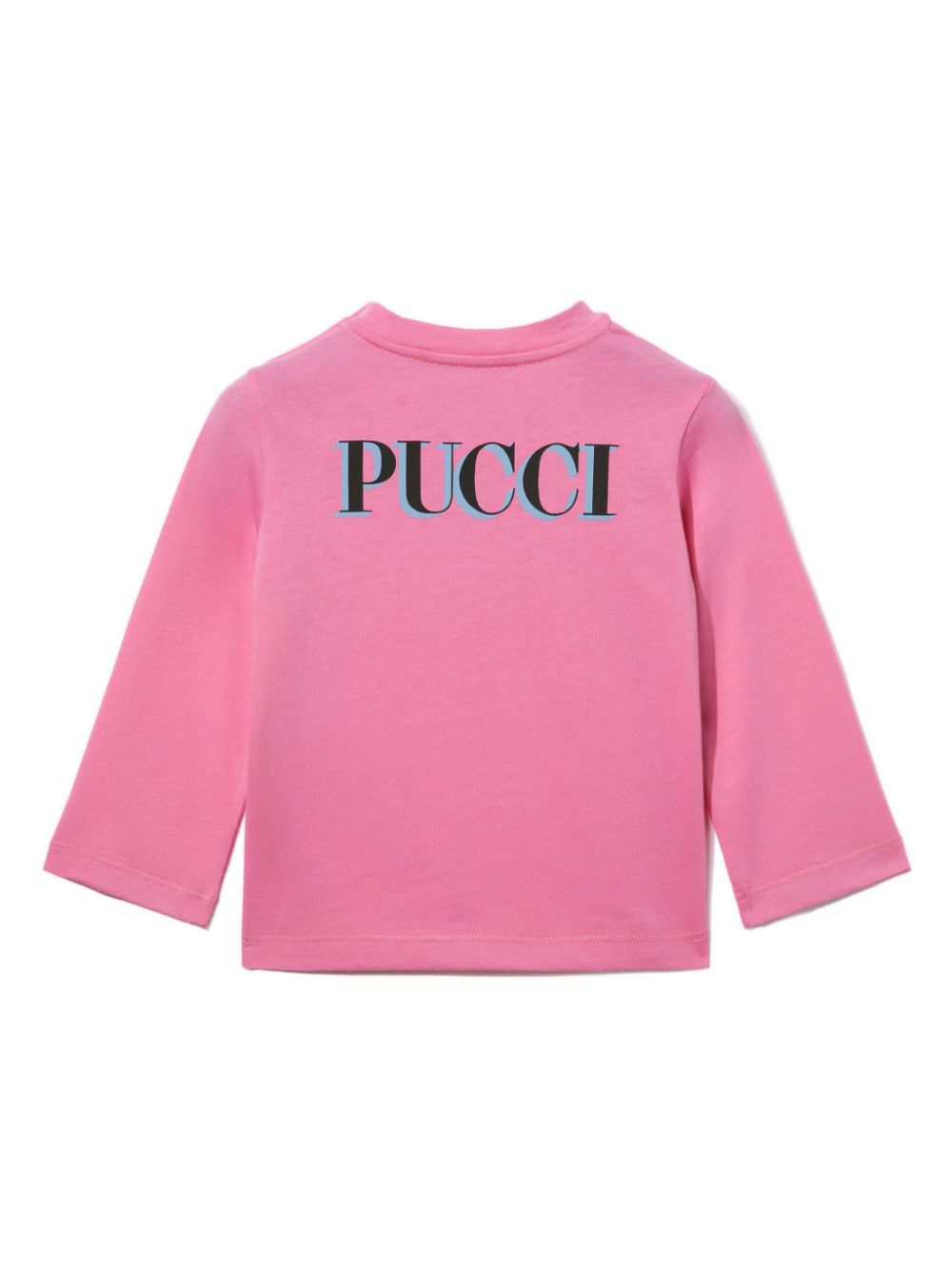 PUCCI Junior logo-print sweatshirt - Roze