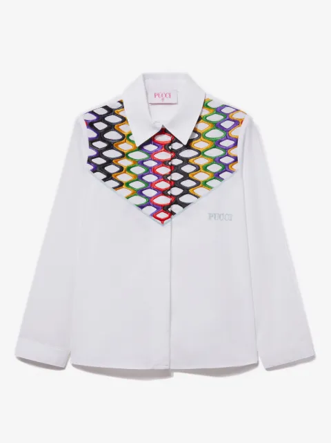 PUCCI Junior camisa con bordado Vivara