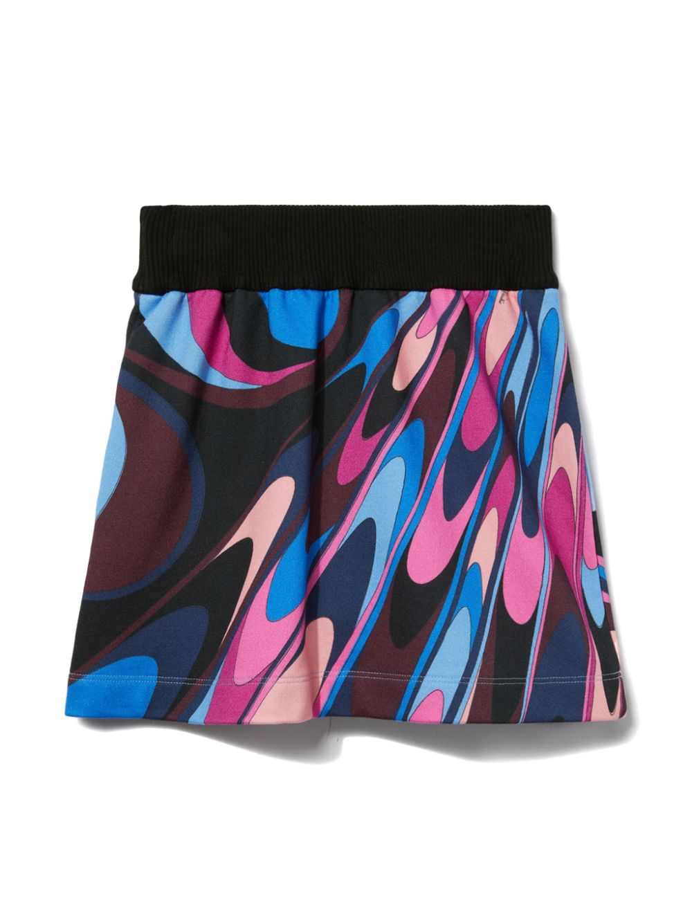 PUCCI Junior Mini-rok met Onde-print Zwart