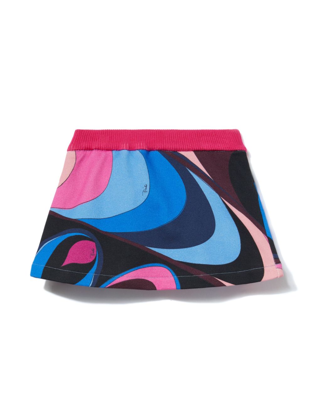 PUCCI Junior Mini-rok met Onde-print Blauw