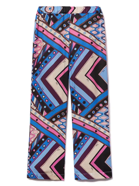 PUCCI Junior pantalones con estampado Vivara