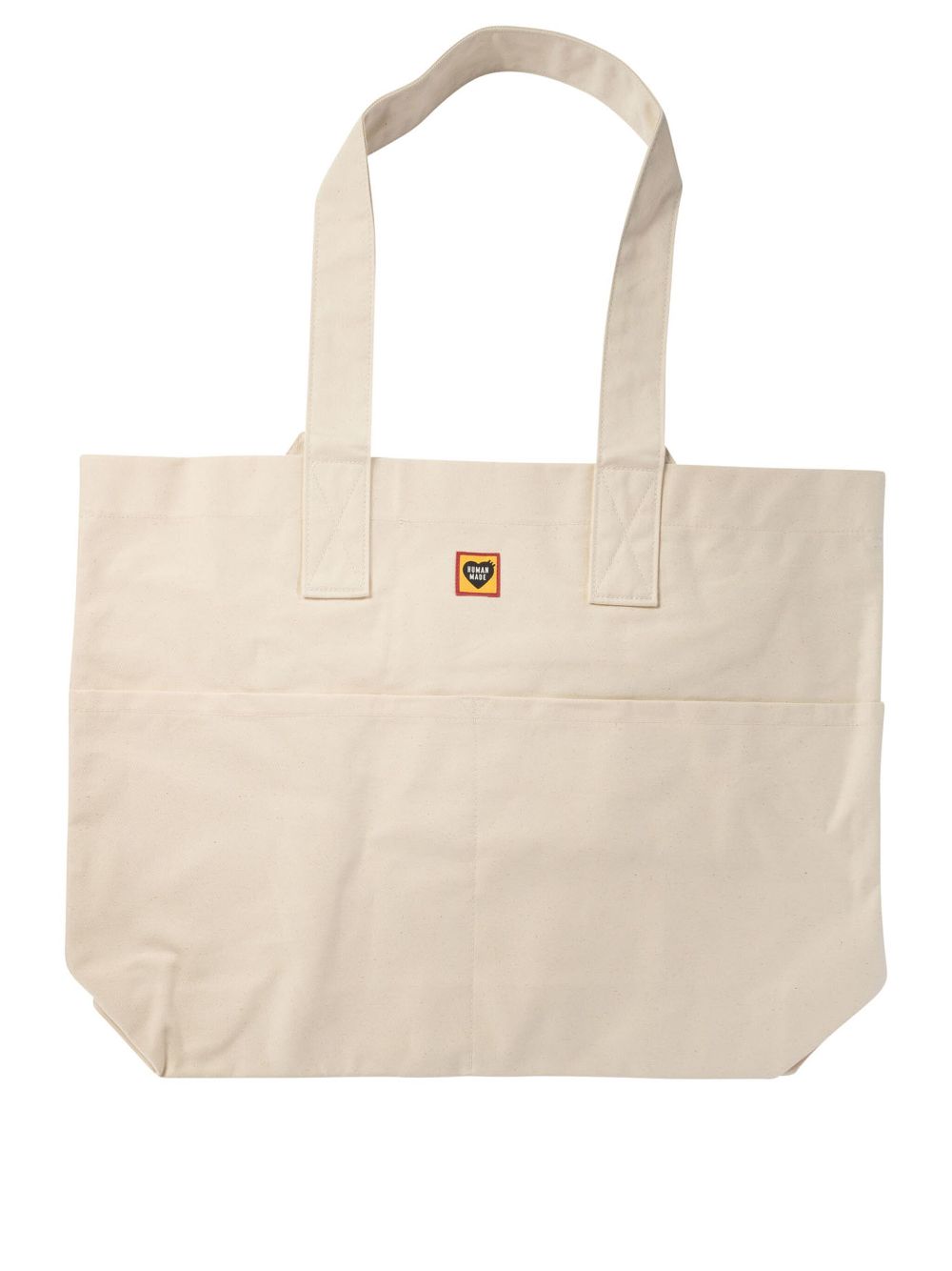 Human Made logo-print tote bag - Wit