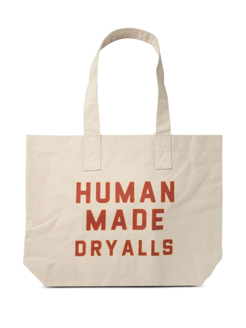 logo-print tote bag