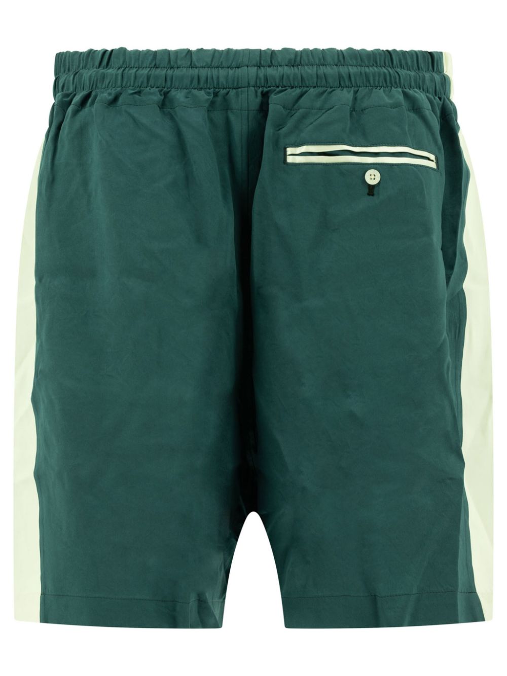 Human Made embroidered shorts - Groen