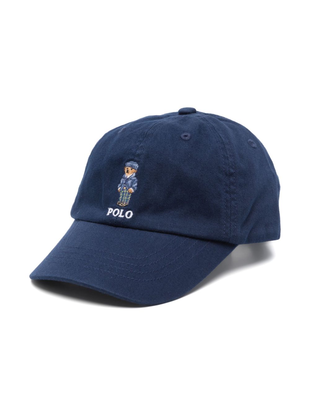 POLO RALPH LAUREN KIDS Polo-Bear-motif baseball cap - Blue