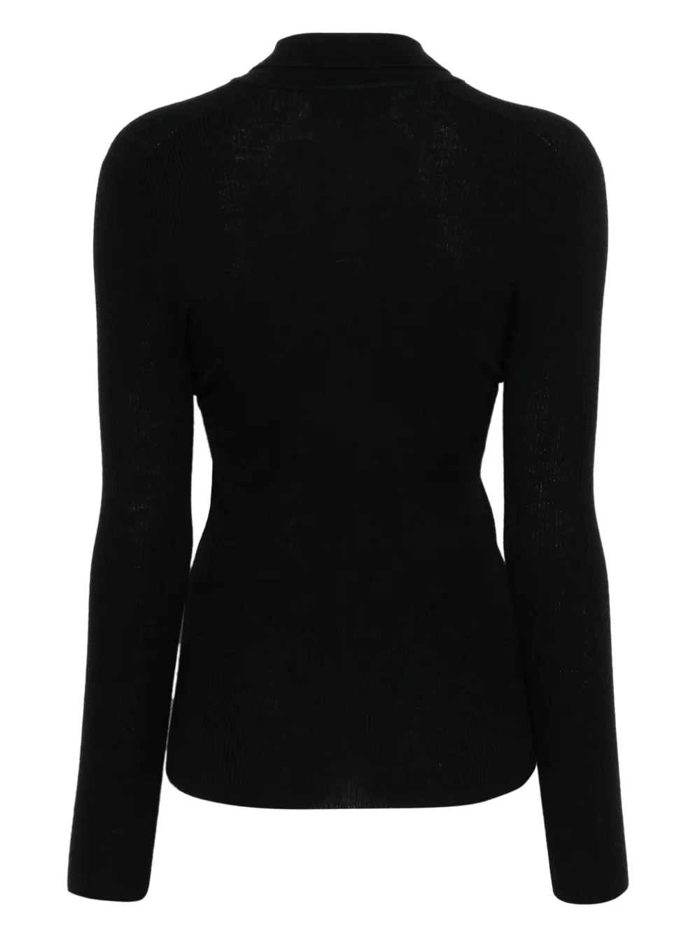 Rochas Polotop met logopatch - Zwart