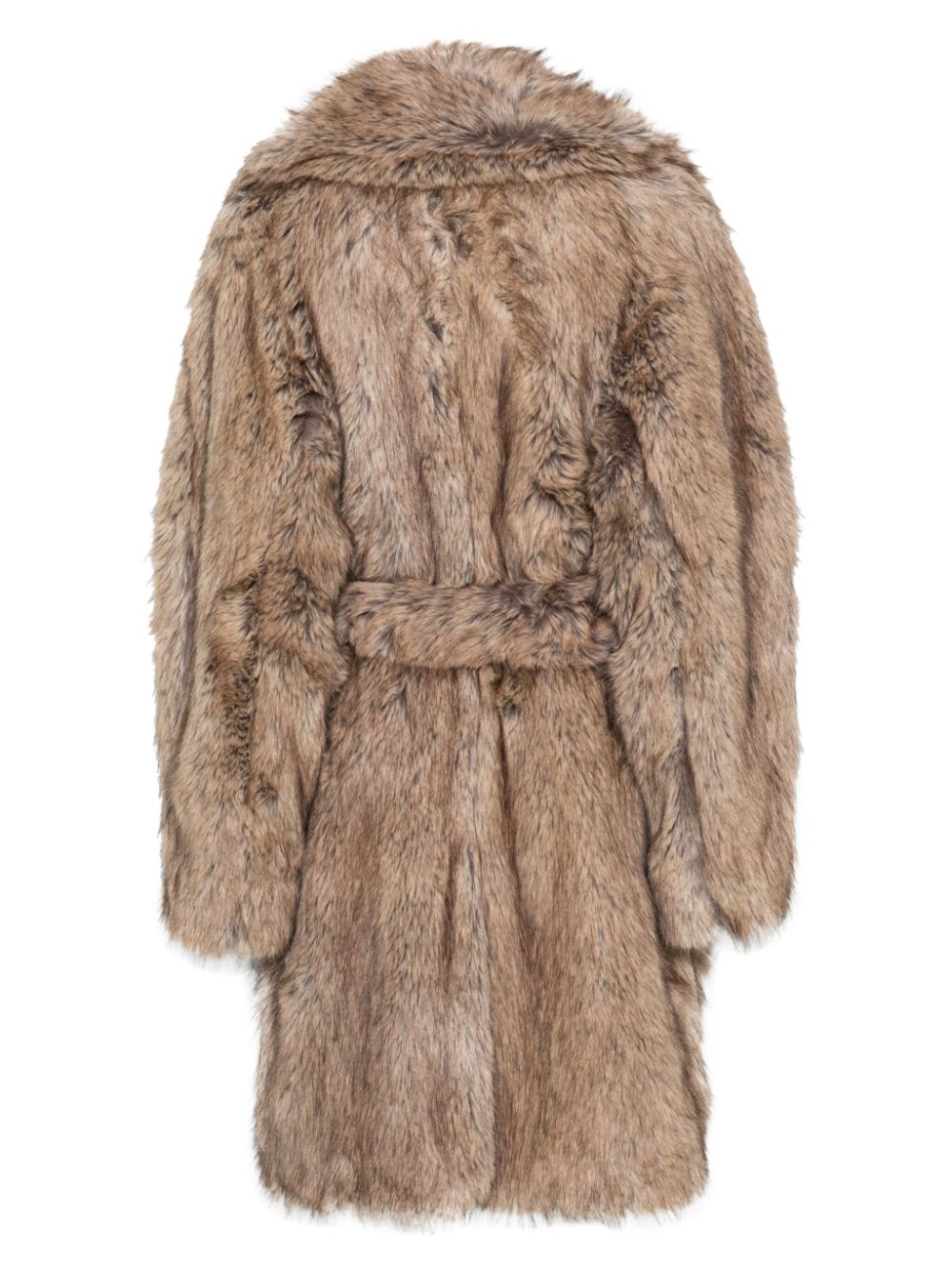 Affordable Coperni faux-fur belted coat Women