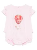 Lapin House graphic-print body - Pink