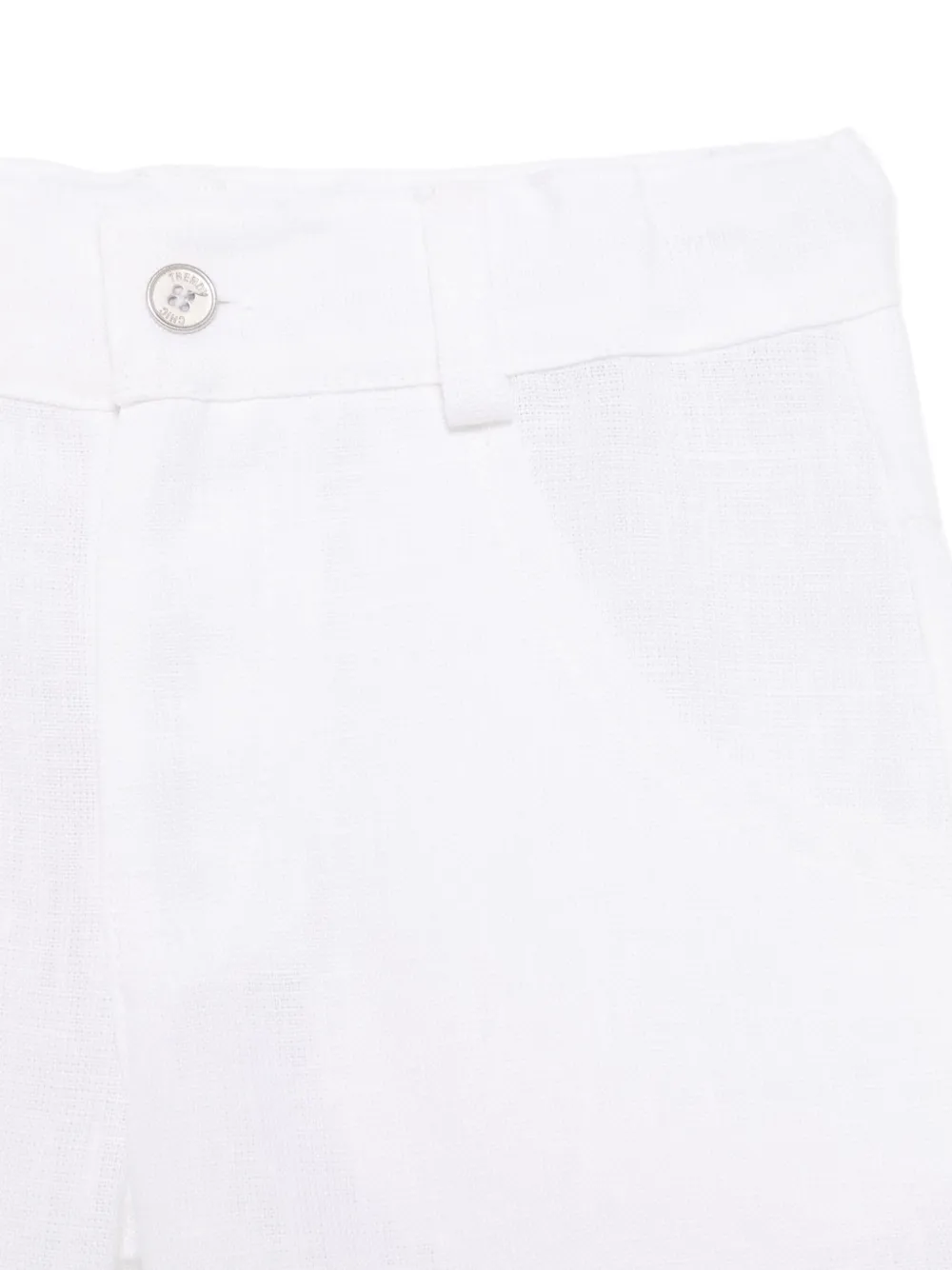 Lapin House Long-sleeve Shorts Set In White