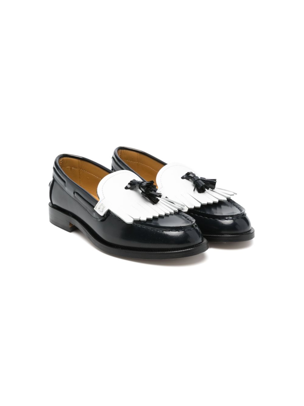 Gallucci Kids Loafers met franjes Blauw