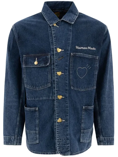 Human Made logo-patch jacket