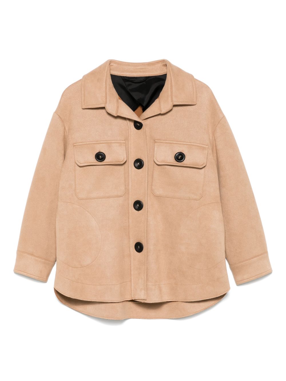 Mi Mi Sol faux-suede jacket - Neutrals