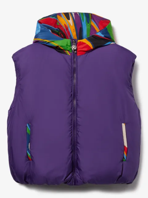 PUCCI Junior Onde-print gillet