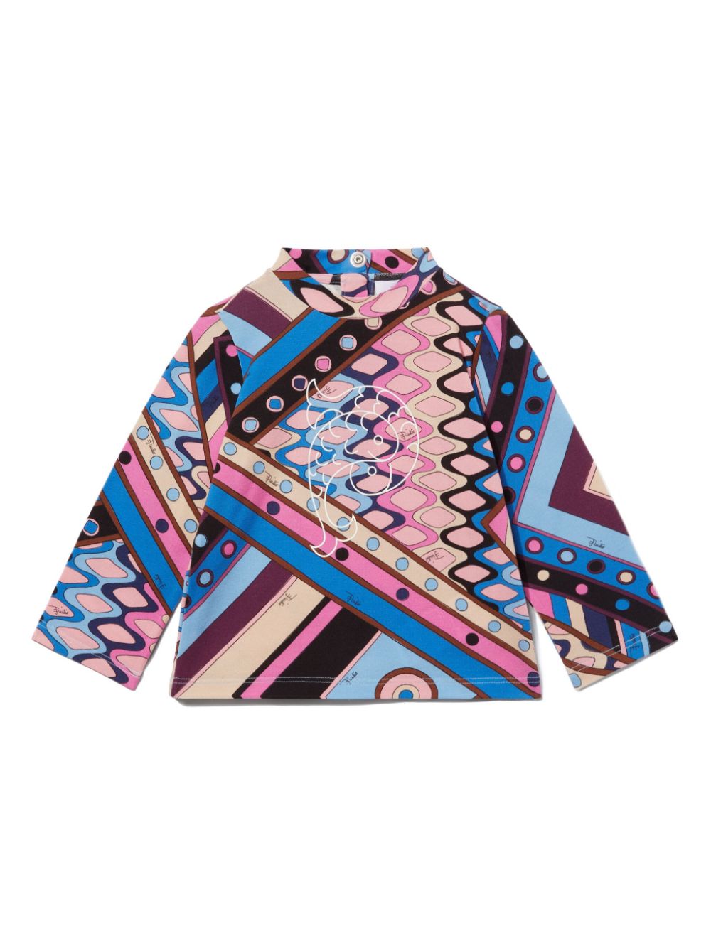 PUCCI Junior Top met Vivara-print Roze