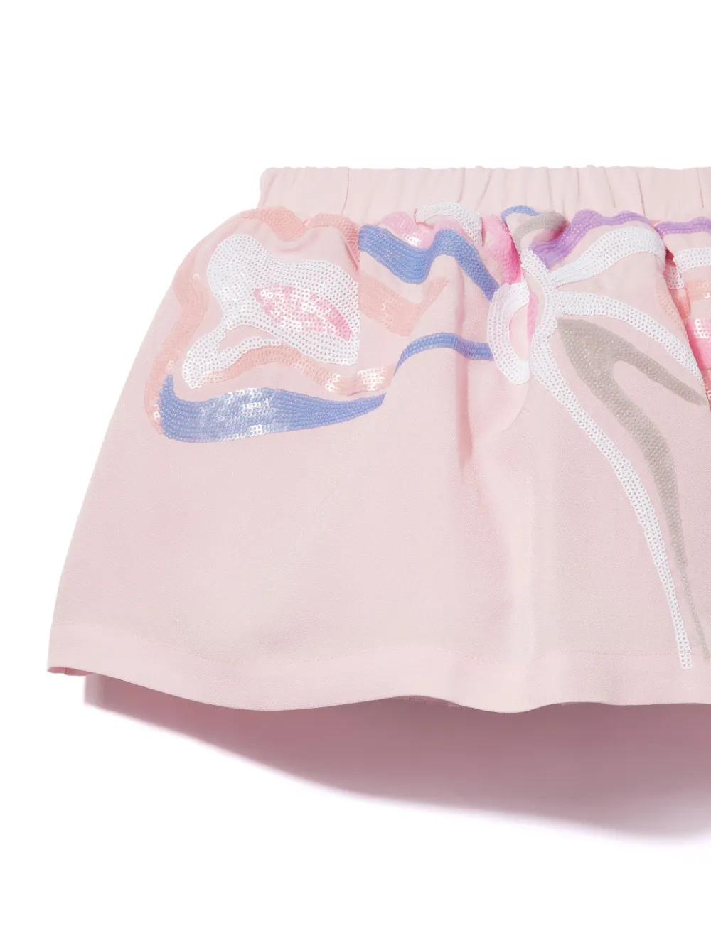 PUCCI Junior Marmo mini-rok verfraaid met kristallen Roze