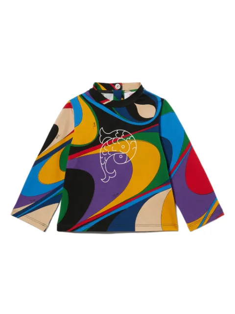 PUCCI Junior Onde-print top
