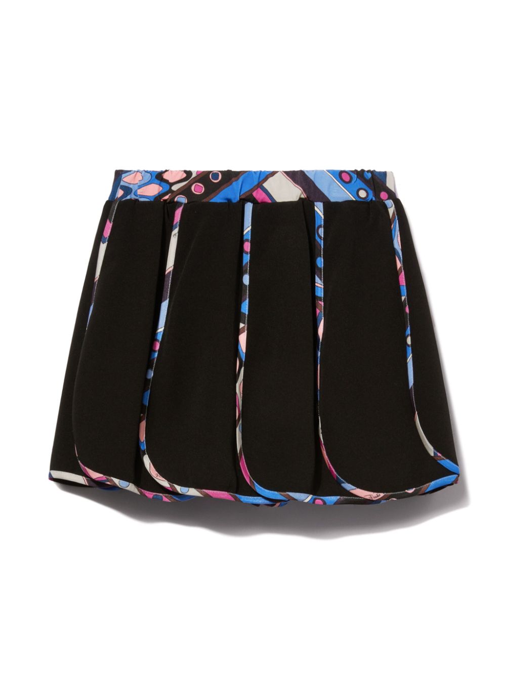 PUCCI Junior Vivara-print skirt - Zwart