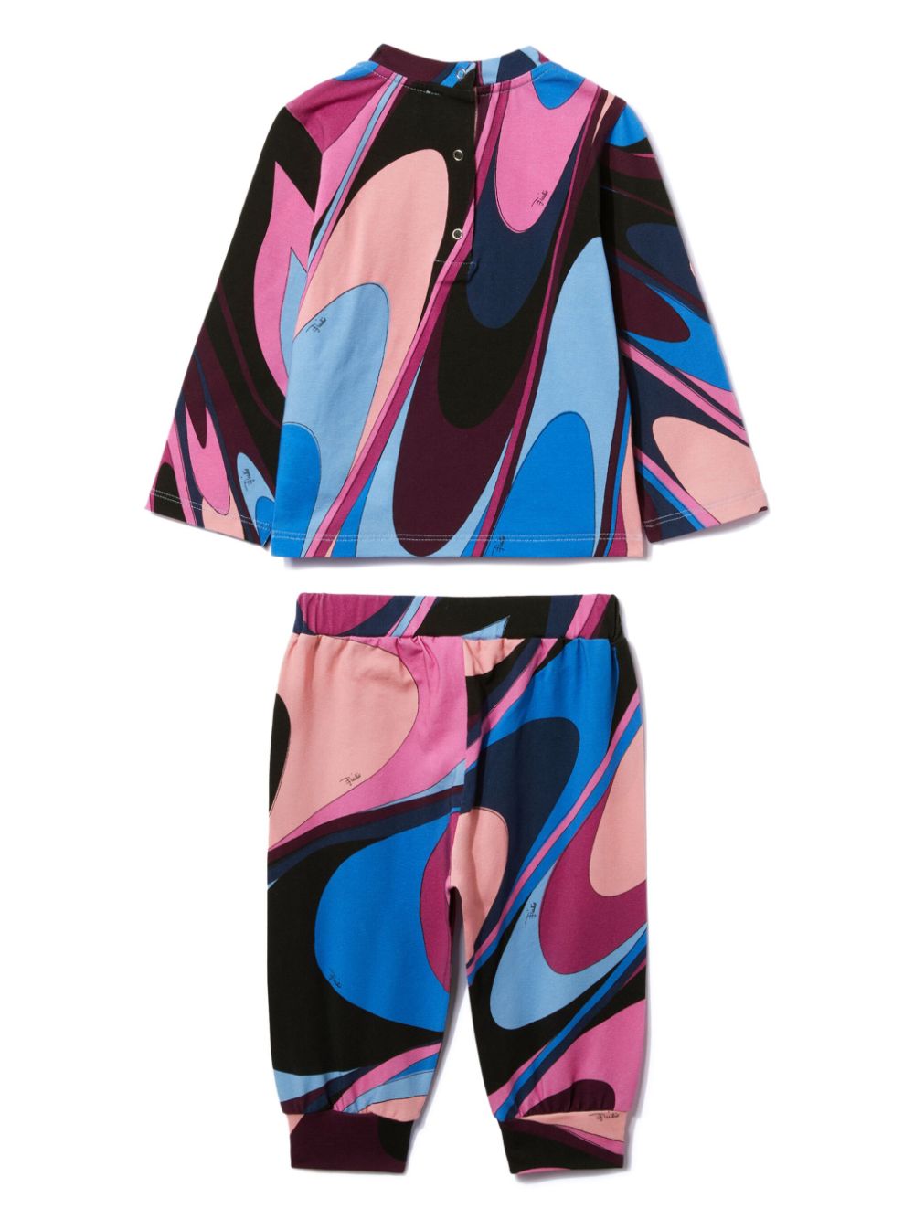 PUCCI Junior Onde-print track suit - Roze