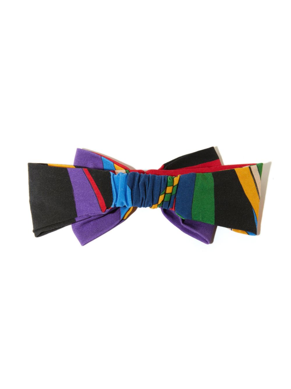 PUCCI Junior Onde-print headband - Zwart