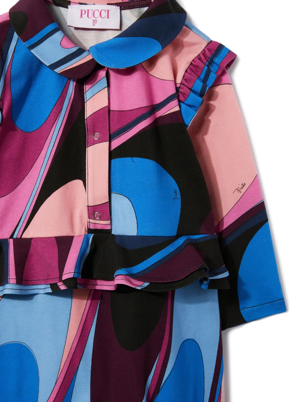 PUCCI Junior Babypakje met Onde-print Roze