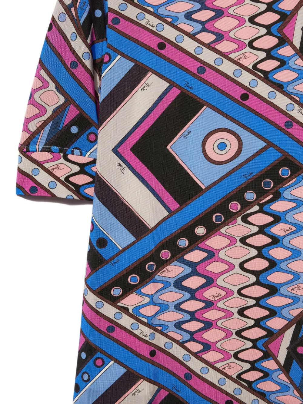 PUCCI Junior Jurk met Vivara print Roze
