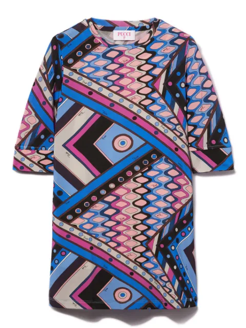 PUCCI Junior Vestido com estampa Vivara
