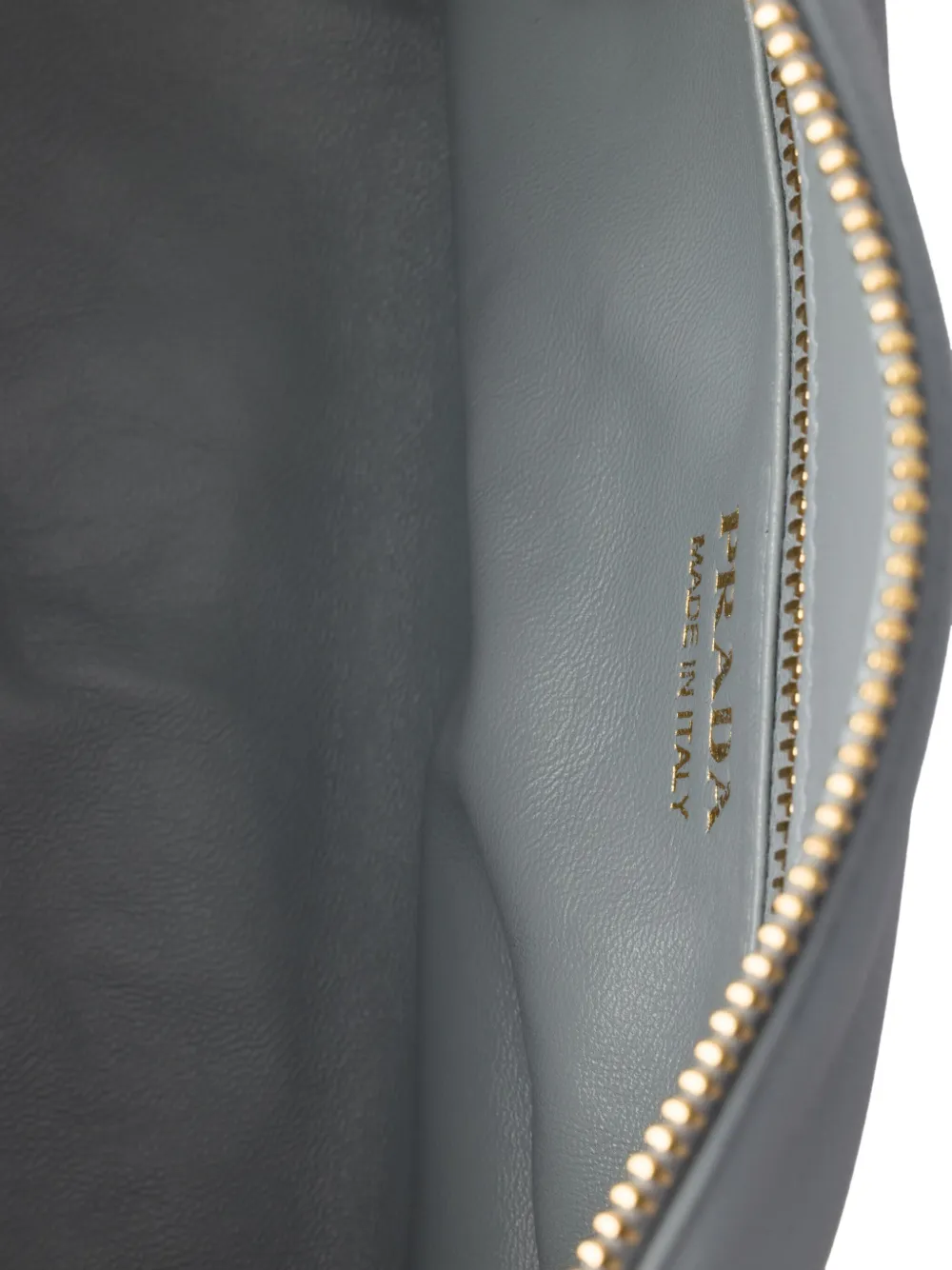 Prada Leren shopper Blauw
