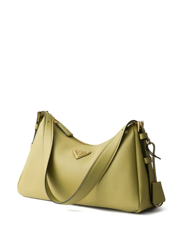 Prada Medium Aimée Shoulder Bag | Green | FARFETCH