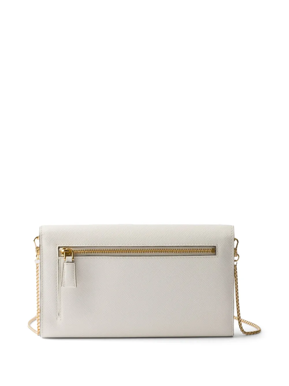 Prada Mini-tas van saffiano leer - Beige