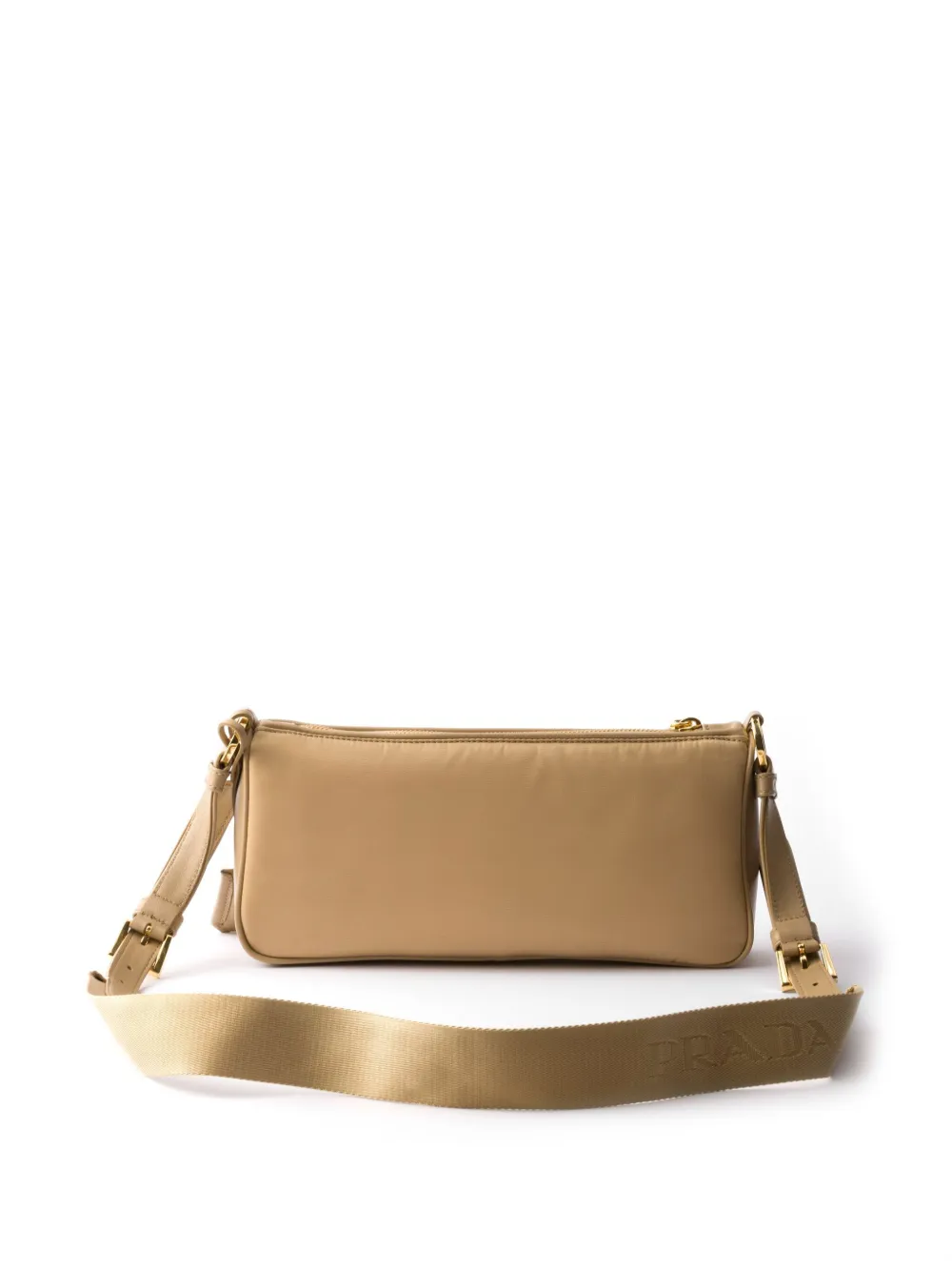 Prada Re-Nylon kleine schoudertas - Beige