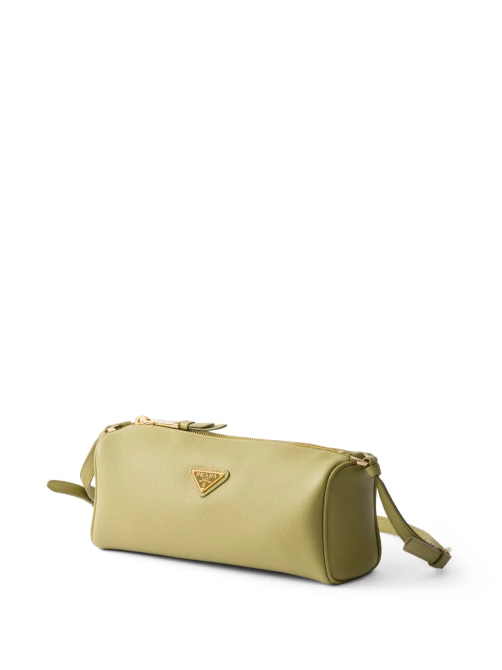 Prada Leren schoudertas Groen
