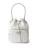 Prada Duet bucket bag - White