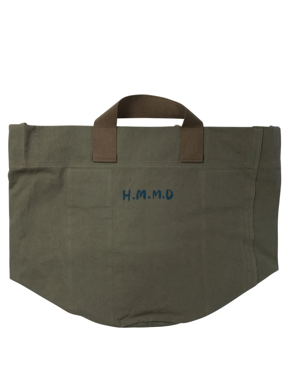 Human Made slogan-print tote bag - Groen