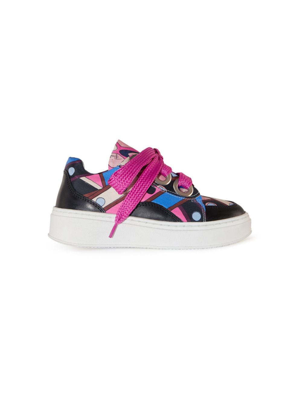 PUCCI Junior Vivara-print sneakers - Zwart