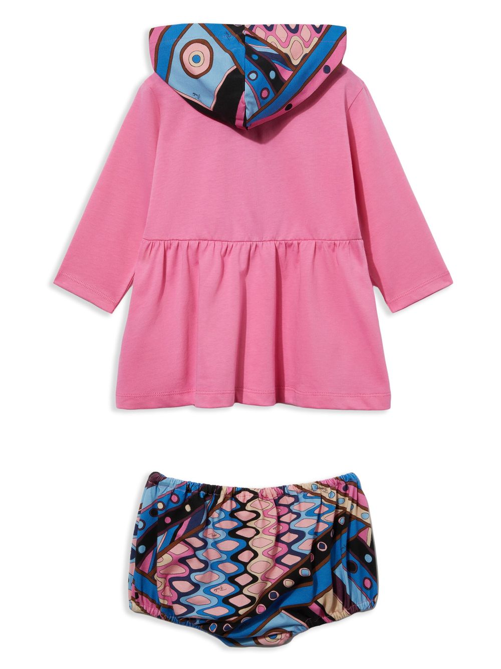 PUCCI Junior Jurk set met Vivara-print - Roze