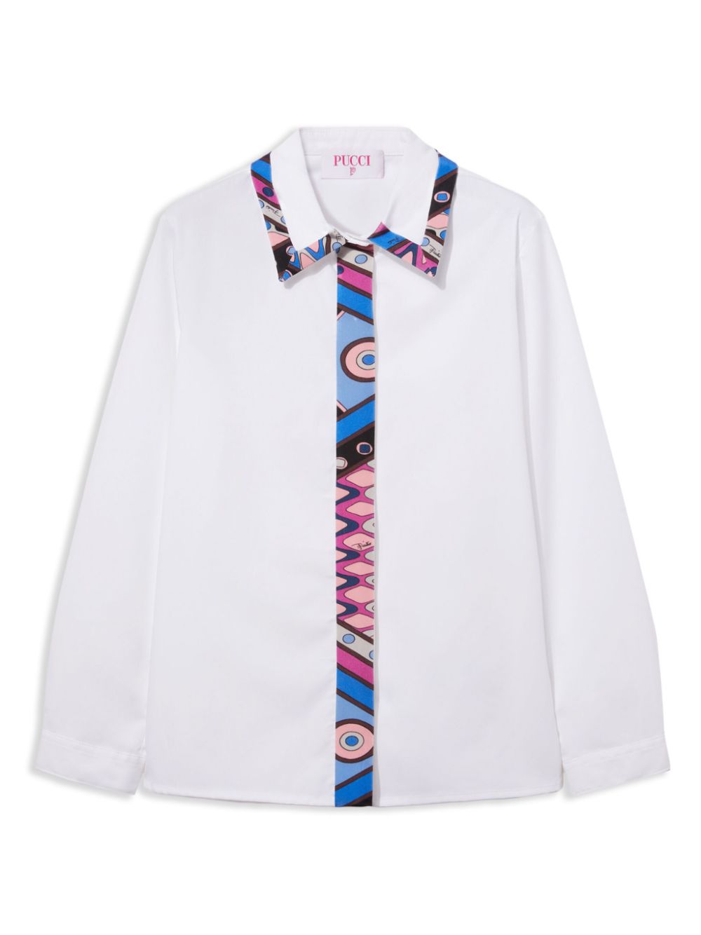 PUCCI Junior T-shirt met Vivara-print Wit