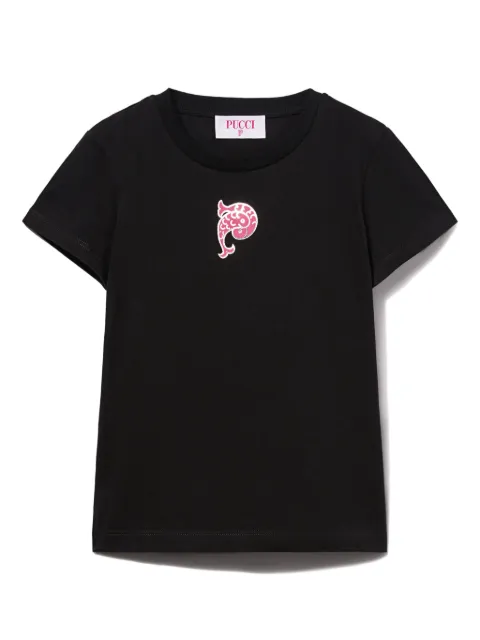 PUCCI Junior logo-print T-shirt
