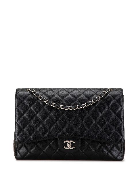 CHANEL Pre-Owned 2009-2010 Maxi Classic Caviar Single Flap shoulder bag WOMEN