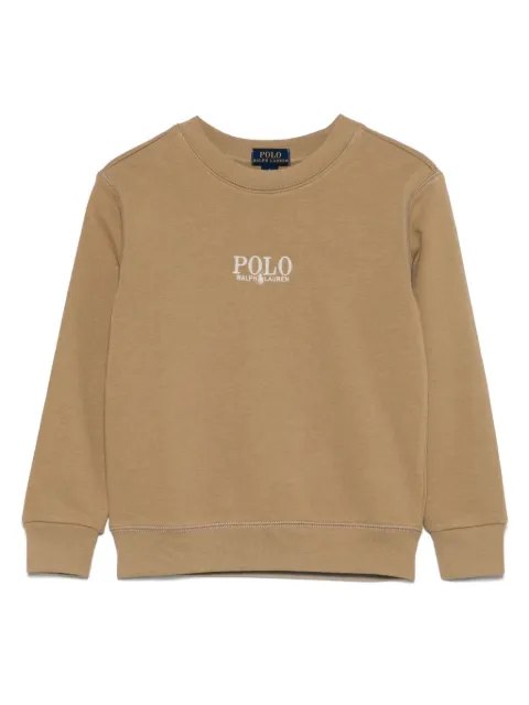 POLO RALPH LAUREN KIDS logo-embroidered sweatshirt