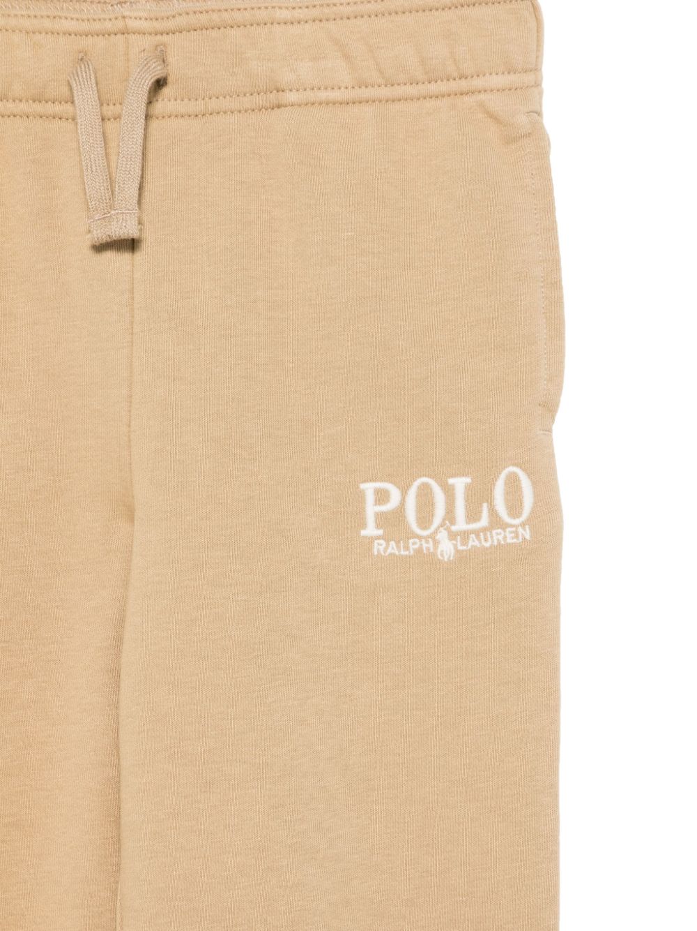 POLO RALPH LAUREN KIDS logo-embroidered track pants - Beige