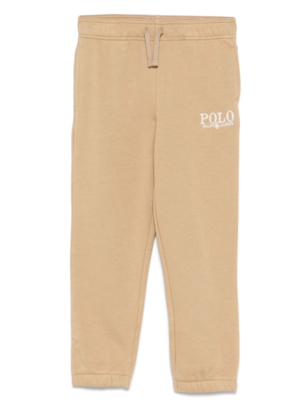 POLO RALPH LAUREN KIDS logo-embroidered track pants - Neutrals