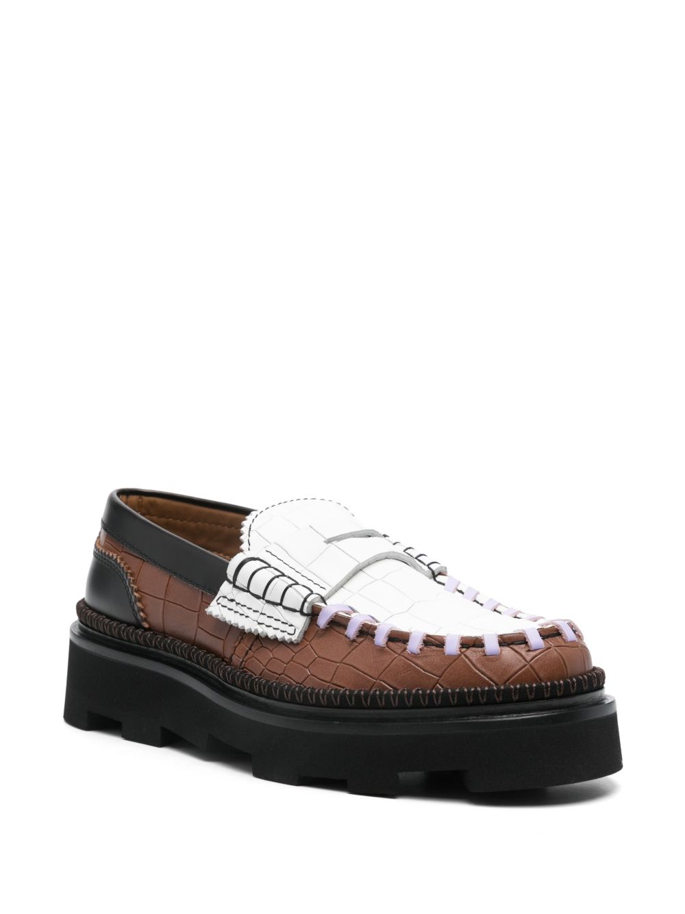 colville College loafers - Wit