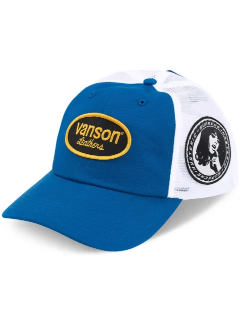 Supreme sombrero Mesh Back 6-Panel Blue de SUPREME x Hysteric Glamour